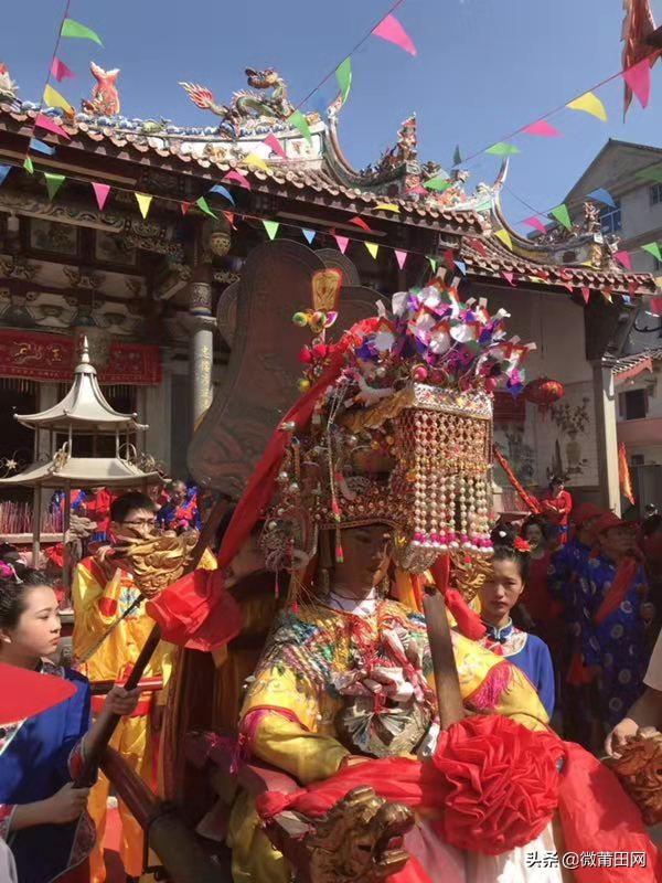 福建莆田湄洲岛妈祖女神出游巡安,妈祖大爱福泽四海,祈福平安