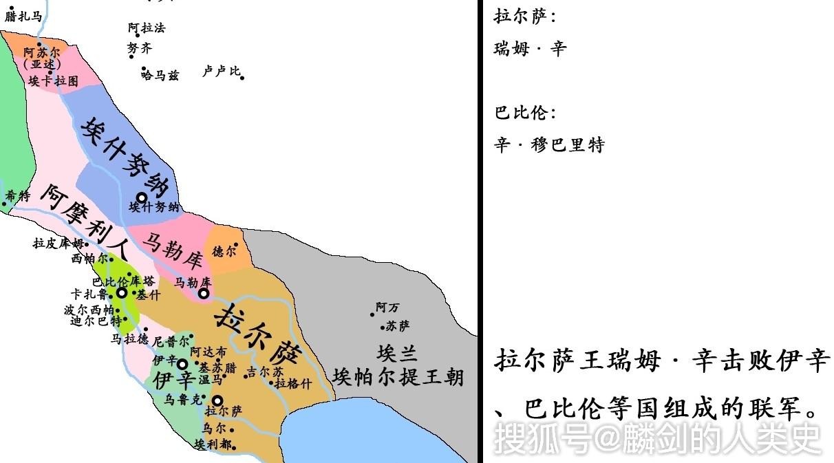 看地图说古国012美索不达米亚古代王朝拉尔萨王朝