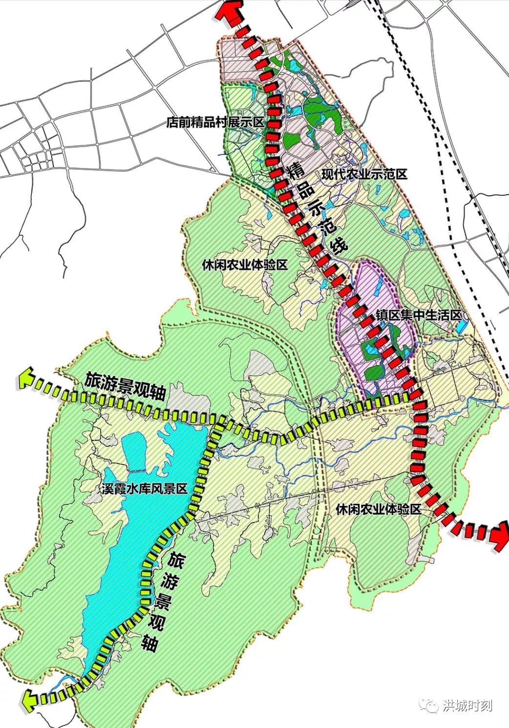 总面积约50平方公里溪霞镇特色小镇建设规划出炉