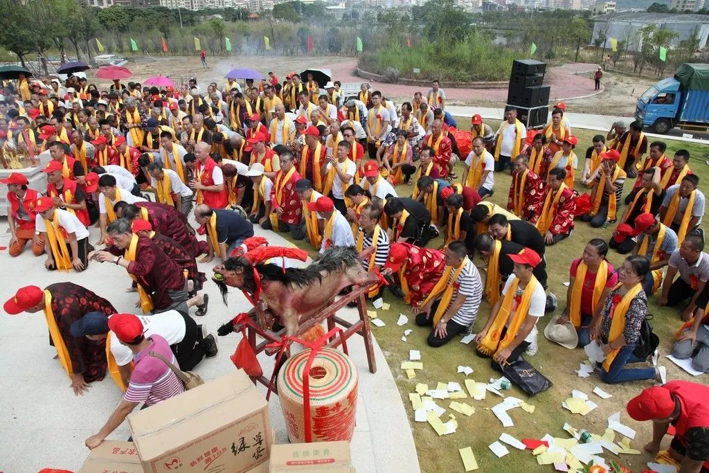 普宁萧端蒙墓修缮竣工暨祭拜仪式