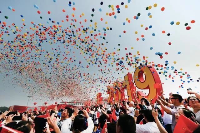 庆祝新中国成立70周年阅兵庆祝活动可持续瞬间