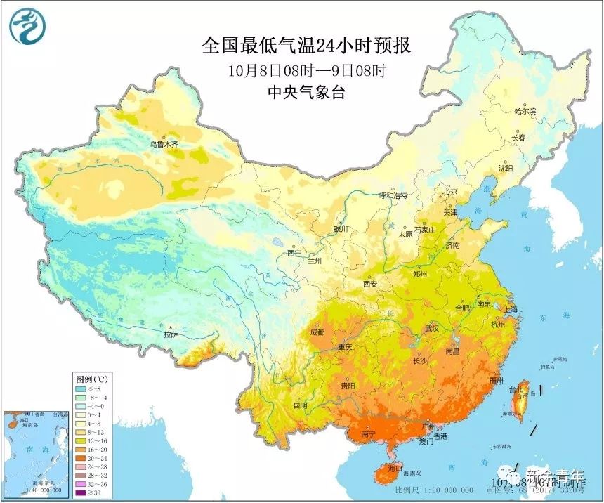 从5号下午开始,一股冷空气南下进入我省