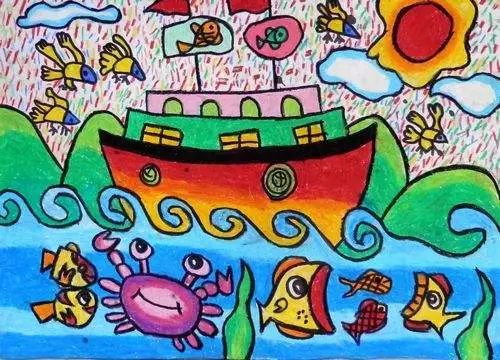 "我心中的皮划艇"儿童绘画大赛44只有专业水上运动员才能接触到的酷炫