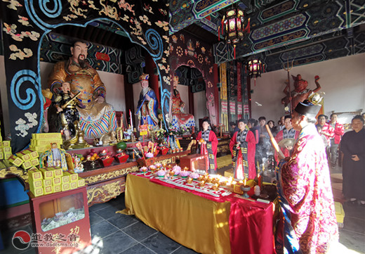 元君圣诞祈福法会上海道教学院九皇会祈福祝愿法会斗姥宝诰志心皈命礼