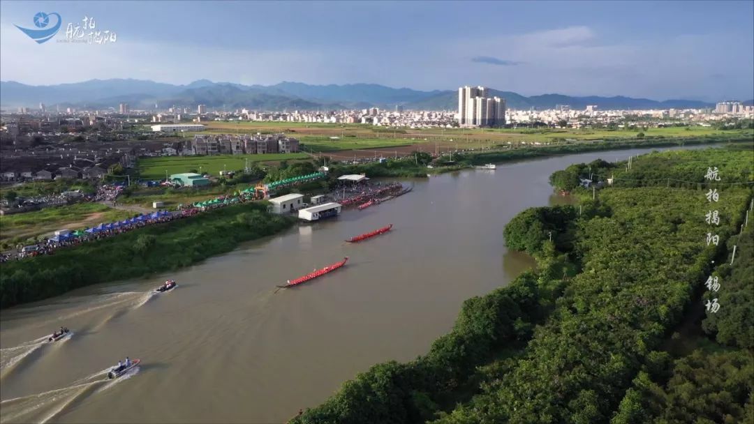 航拍揭阳锡场粤东富庶小镇的另一种打开方式