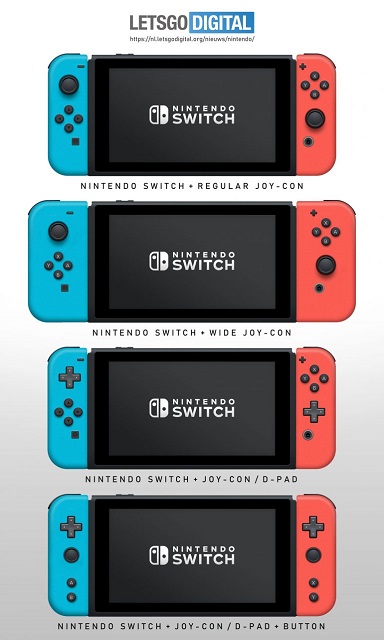Switch玩游戏不尽兴 任天堂在准备更多款式的joy Con手柄 专利