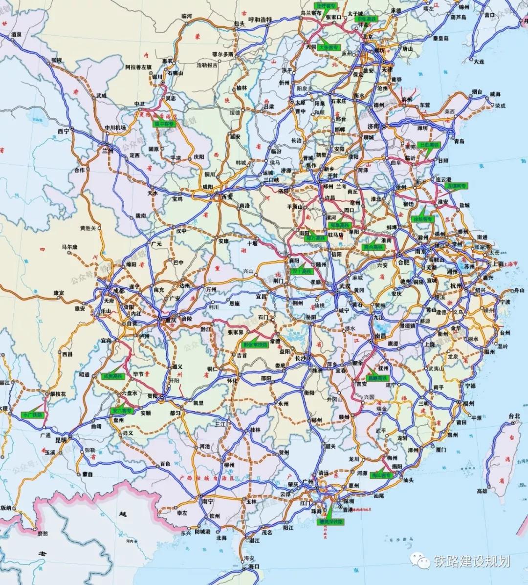 2019年计划通车铁路项目进度一览表(10月6日更新),最高时速385公里!