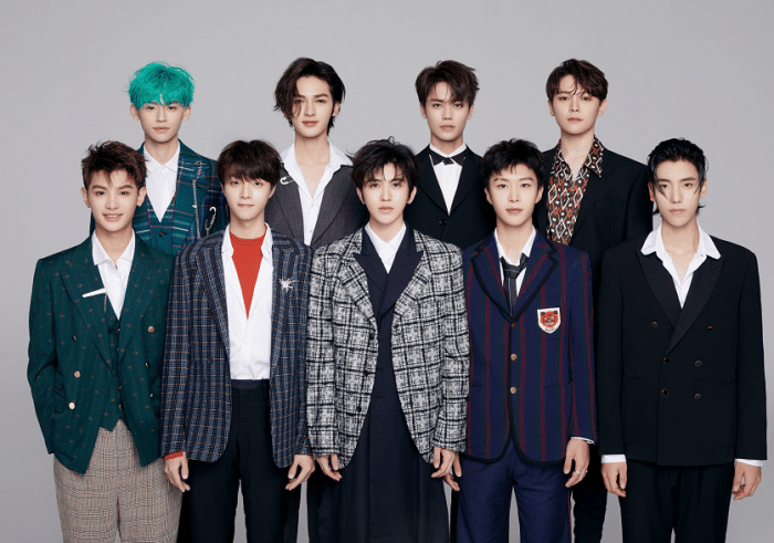 2020年明星排名ninepercent_Ninepercent组合集体入围《中国区最帅100张面孔》