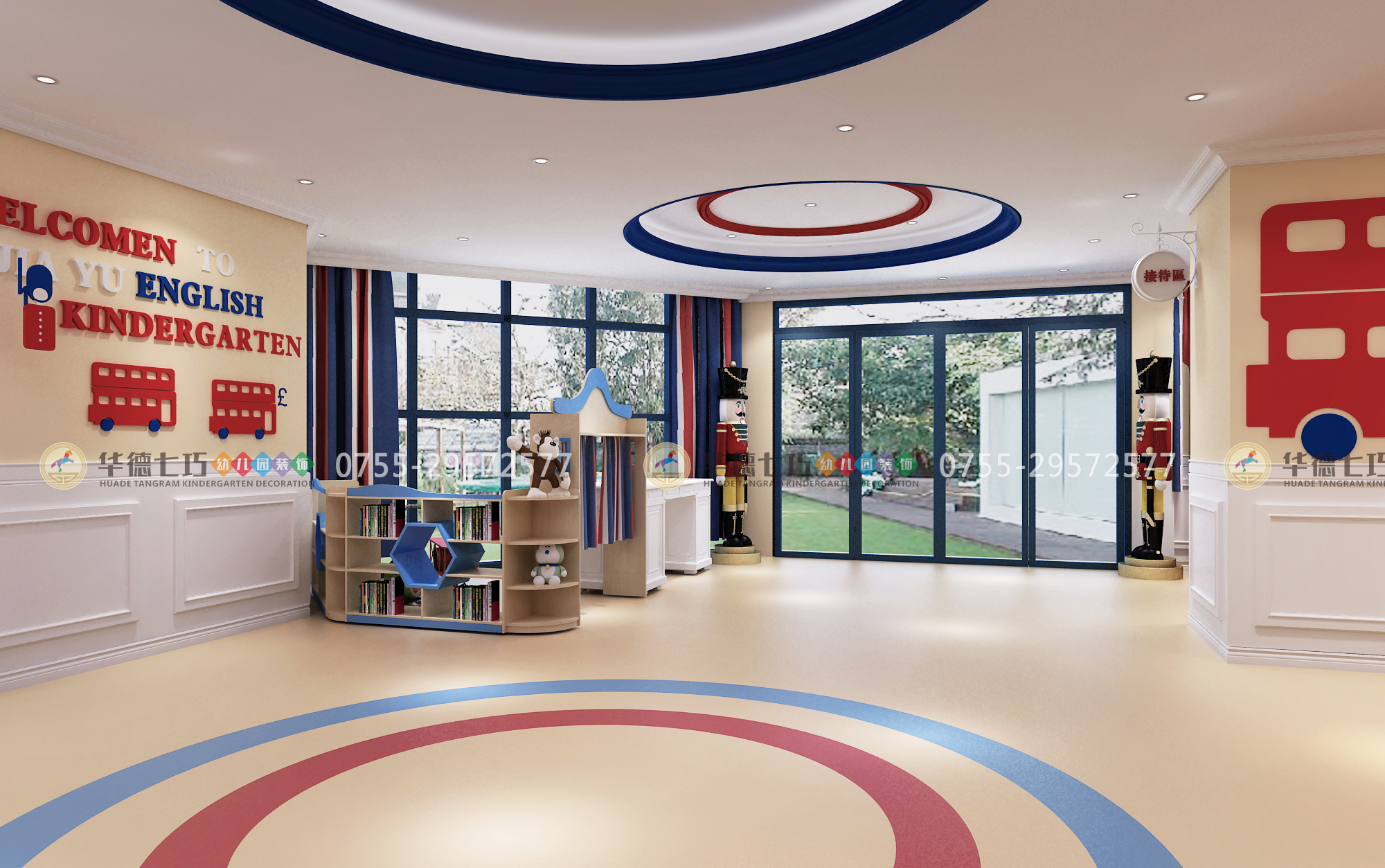 幼儿园多功能大厅装修效果图 – 设计本装修效果图