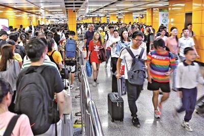 国庆广州地铁运客量全国第一七天运客6092.7万人次