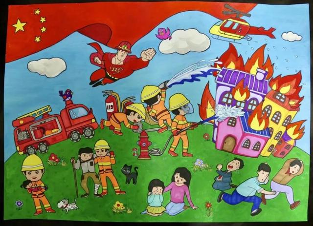 2019年同安区消防安全主题绘画作品线上评选活动
