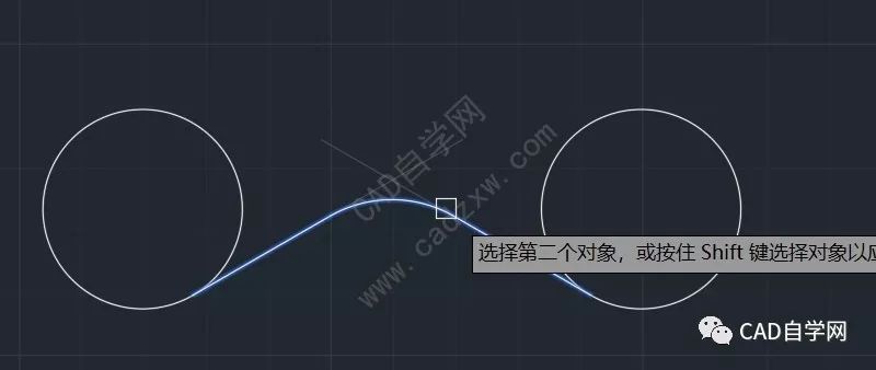 cad已知切点角度切线怎么画