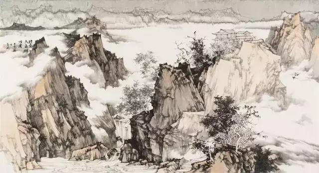 河南省中国画学会理事,曲春林山水画作品欣赏