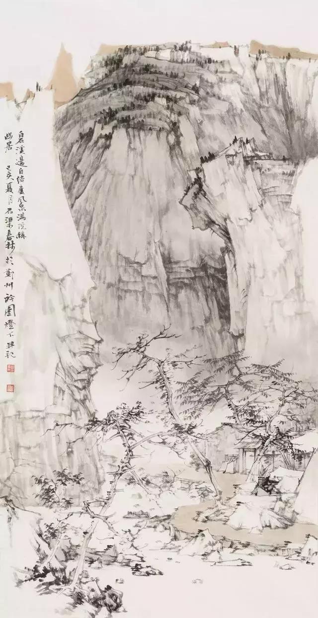 河南省中国画学会理事,曲春林山水画作品欣赏