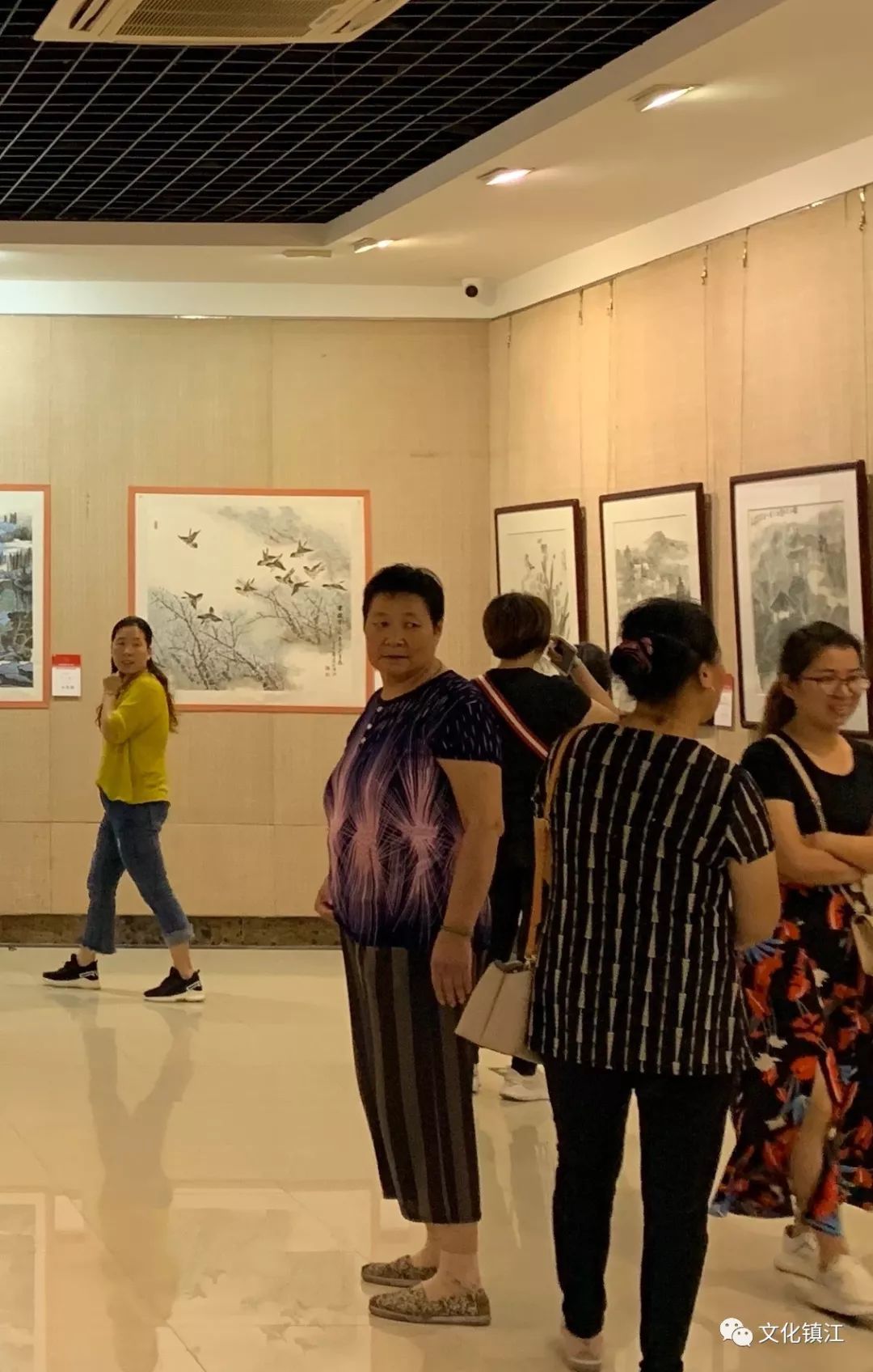 镇江中国画作品展在市美术馆展出