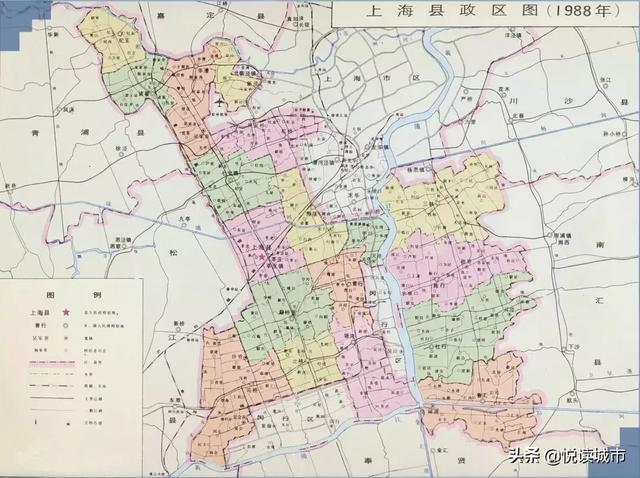 特别策划地图文化之旅上海市行政区划的变迁中英对照