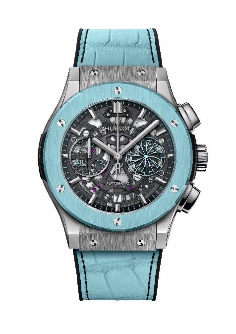 HUBLOT������׶���Ե��к�����Ϊ��е���ɫ���
