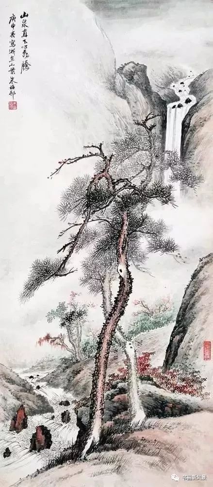 看看大师朱梅邨的山水作品！_搜狐网