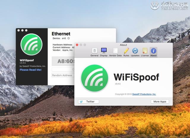 wifispoof mac