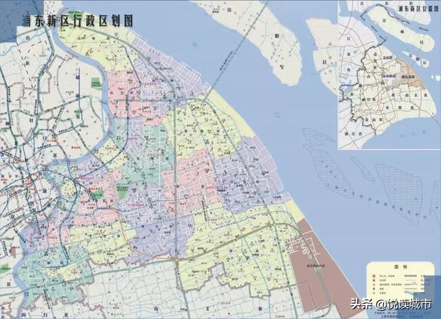 2008年浦东新区行政区划图和2008年南汇区地图