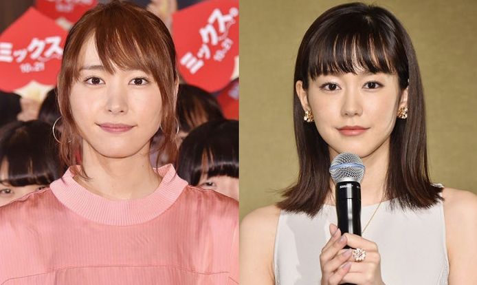 新垣結(jié)衣錯把桐谷美玲認成了自己！日本明星撞臉排行榜出爐！臉型長相也太像了吧......(圖4)