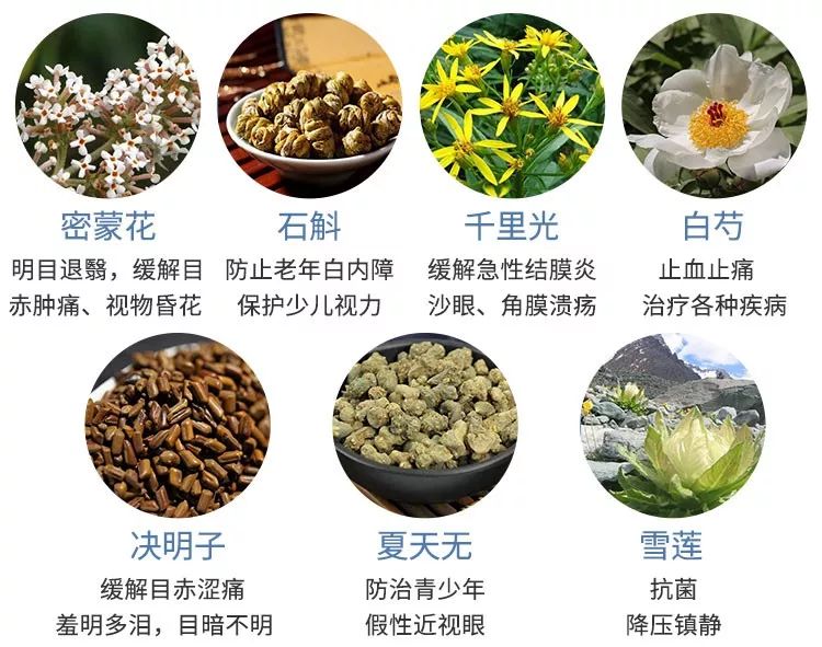 2000年传承护眼古方,30余味名贵护目中草药,滋养眼球