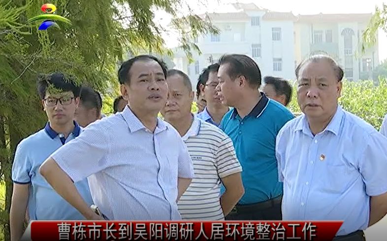 10月9日下午,市委副书记,市长曹栋到吴阳镇调研人居环境整治工作.