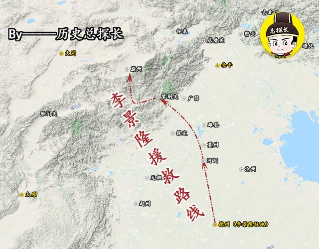 原创地图上的战争:白沟河大战,朱棣惊天大逆转,重创李景隆60万大军