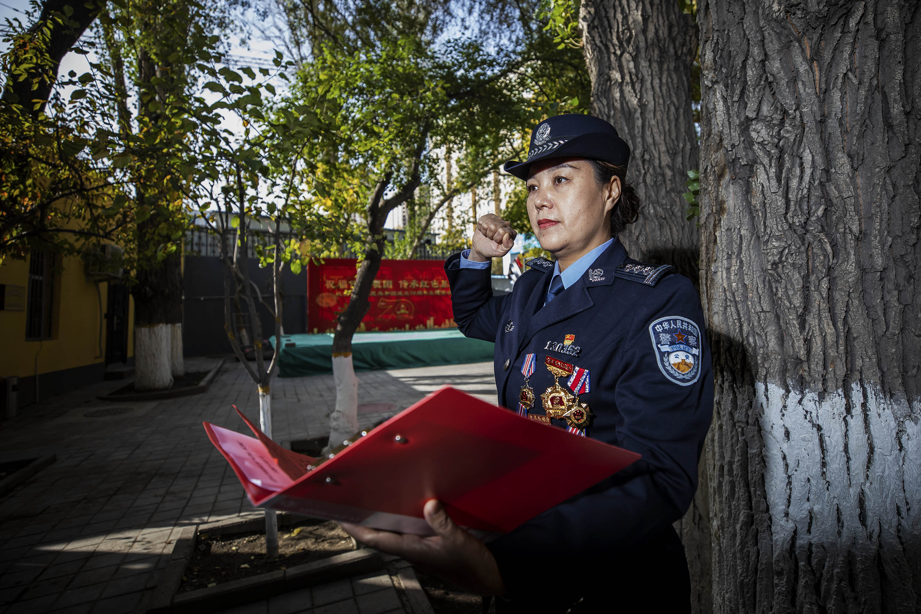 国庆观礼归来女警话心声