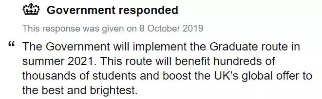 重磅！PSW签证回归时间确认，英国政府亮出实锤