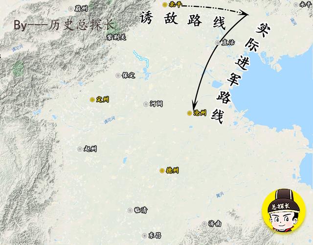 原创地图上的战争:靖难之役第二年朱棣有多惨?两次攻城接连溃败