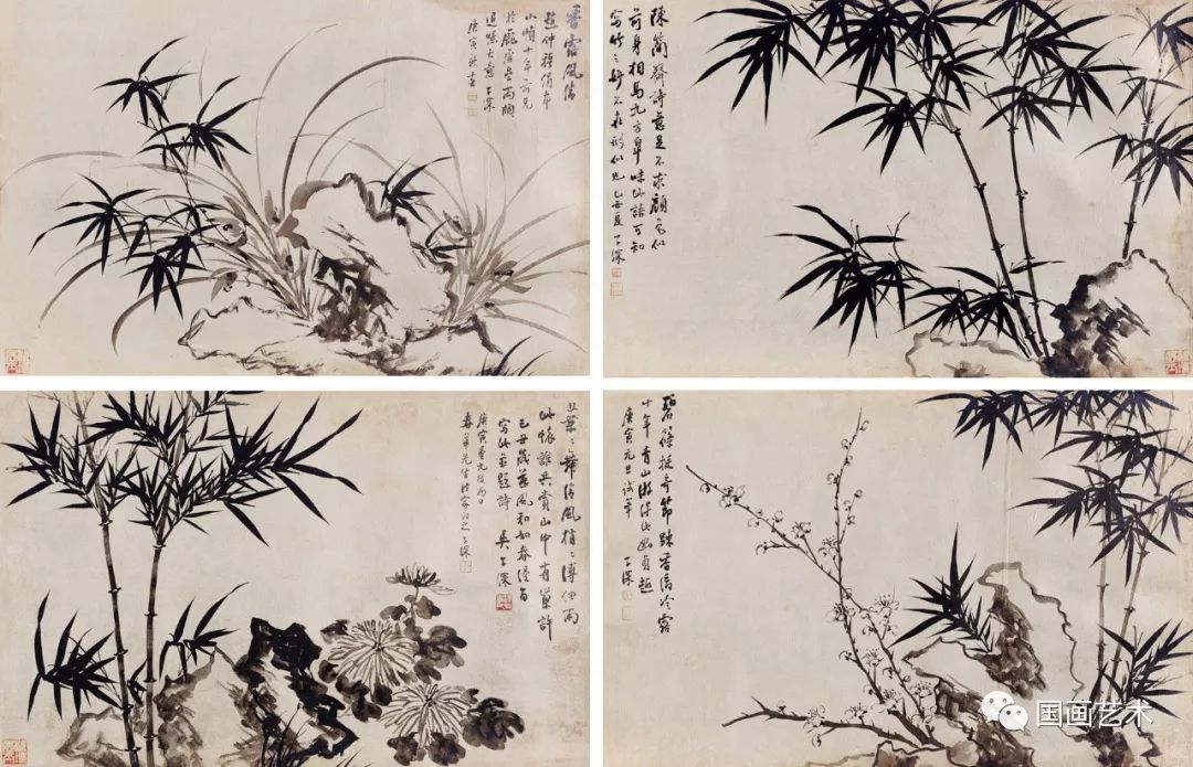 四君子画要有君子风_墨梅