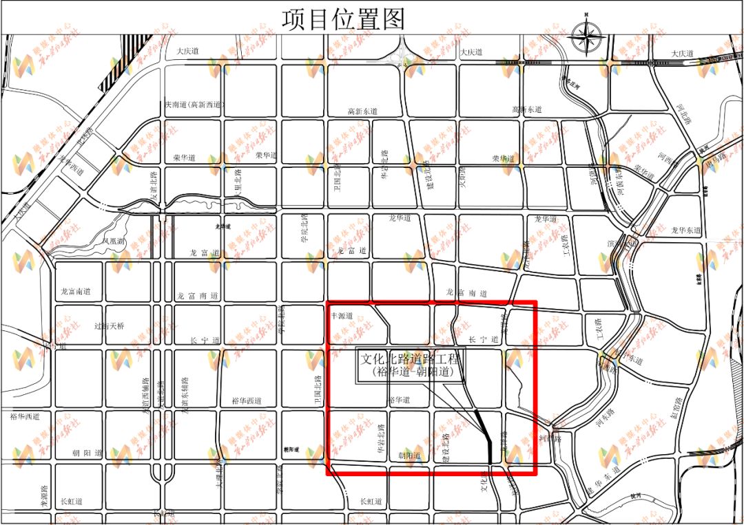 建设地点:唐山市路北区文化北路(裕华道一朝阳道) 计划工期:8个月
