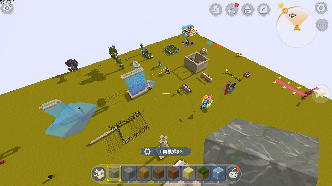 迷你世界：玩家自制豪华鱼缸，意外发现空气墙，只有生物才能通行