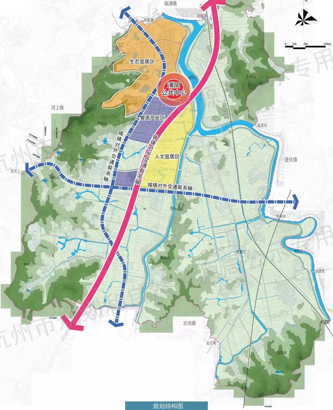 最新规划公示,杭州市萧山浦阳镇这个地方将全面升级!是不是你家