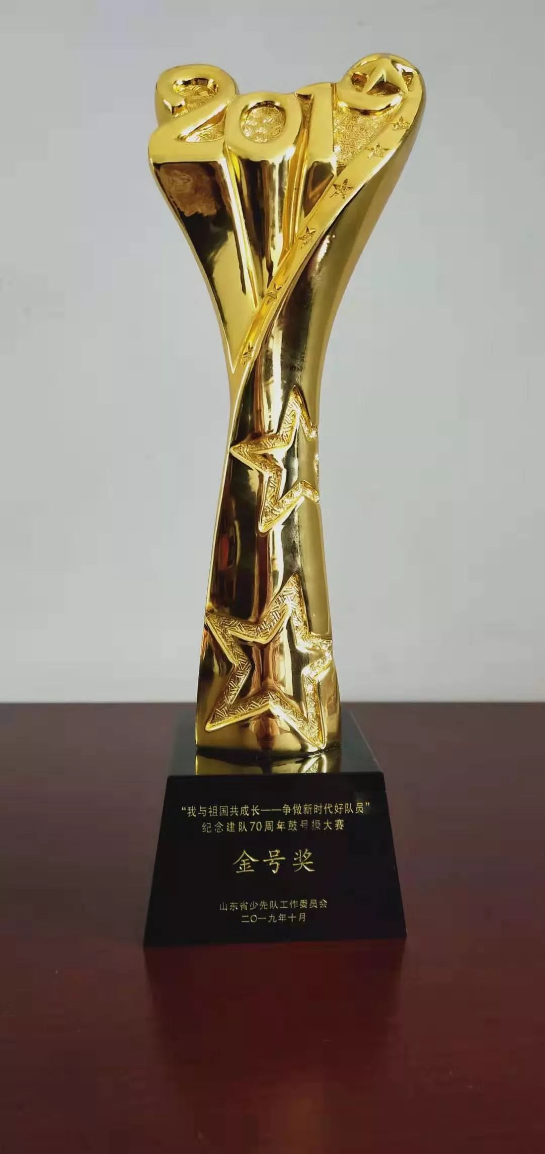 郯城实验二小荣获山东省少先队鼓号操大赛金号奖实验五小荣获优秀表演