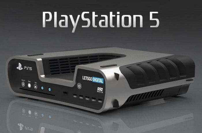 索尼PlayStation5游戏主机3D渲染图来了：细节部分完美展示