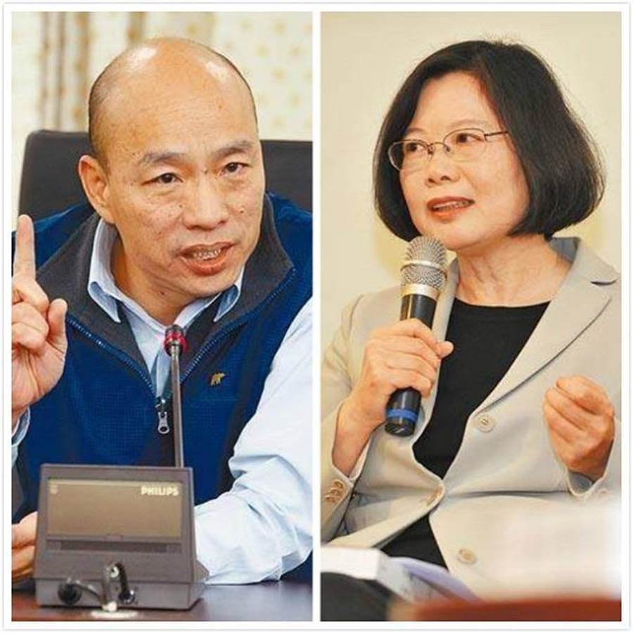 他做的百份街头民调反映4个现象 逾9成显示韩国瑜赢过蔡英文
