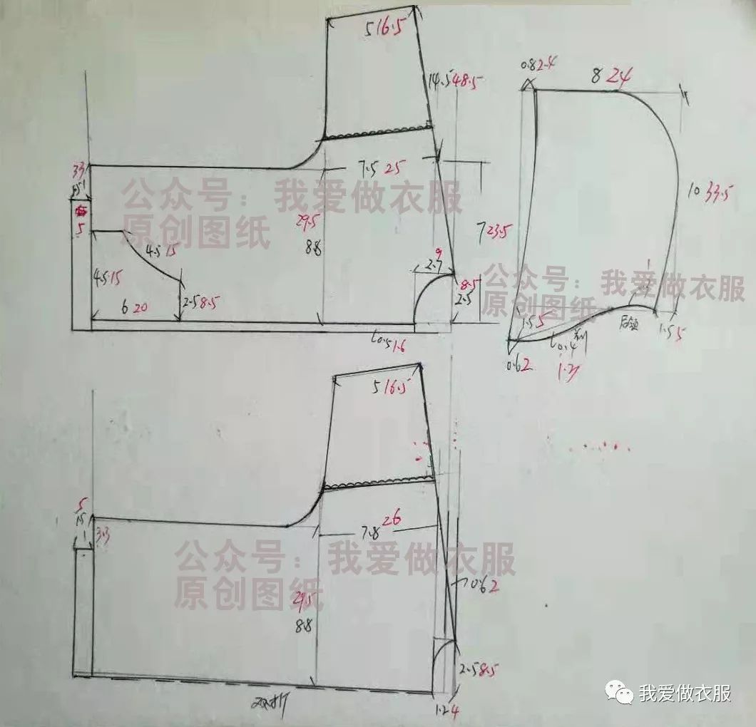 秋季带帽拉链外套裁剪图,秋季必备的一款外搭t恤