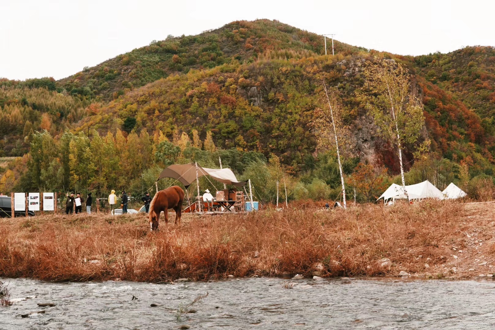 露营地,热河山谷一,出发国庆受邀参加了河北承德热河山谷的露营活动