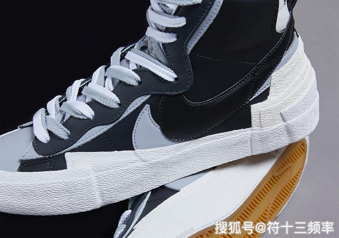 热门鞋款:sacai x nike blazer,新解构式的重叠出型!