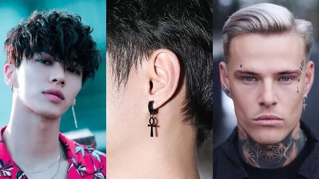 男生耳环指南大全,最适合男生搭配的耳环种类,材质一次跟你说
