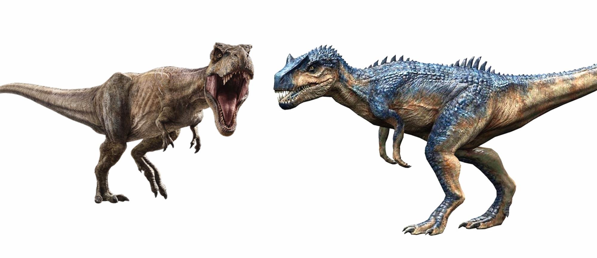 《侏罗纪世界》系列异特龙对比,霸王龙是假王,它才是侏罗纪霸主