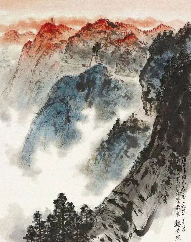 著名画家们的红色经典国画作品