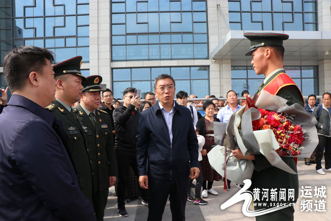 运城市退役军人事务局局长常江雷,运城军分区动员处处长薛国鹏,盐湖区