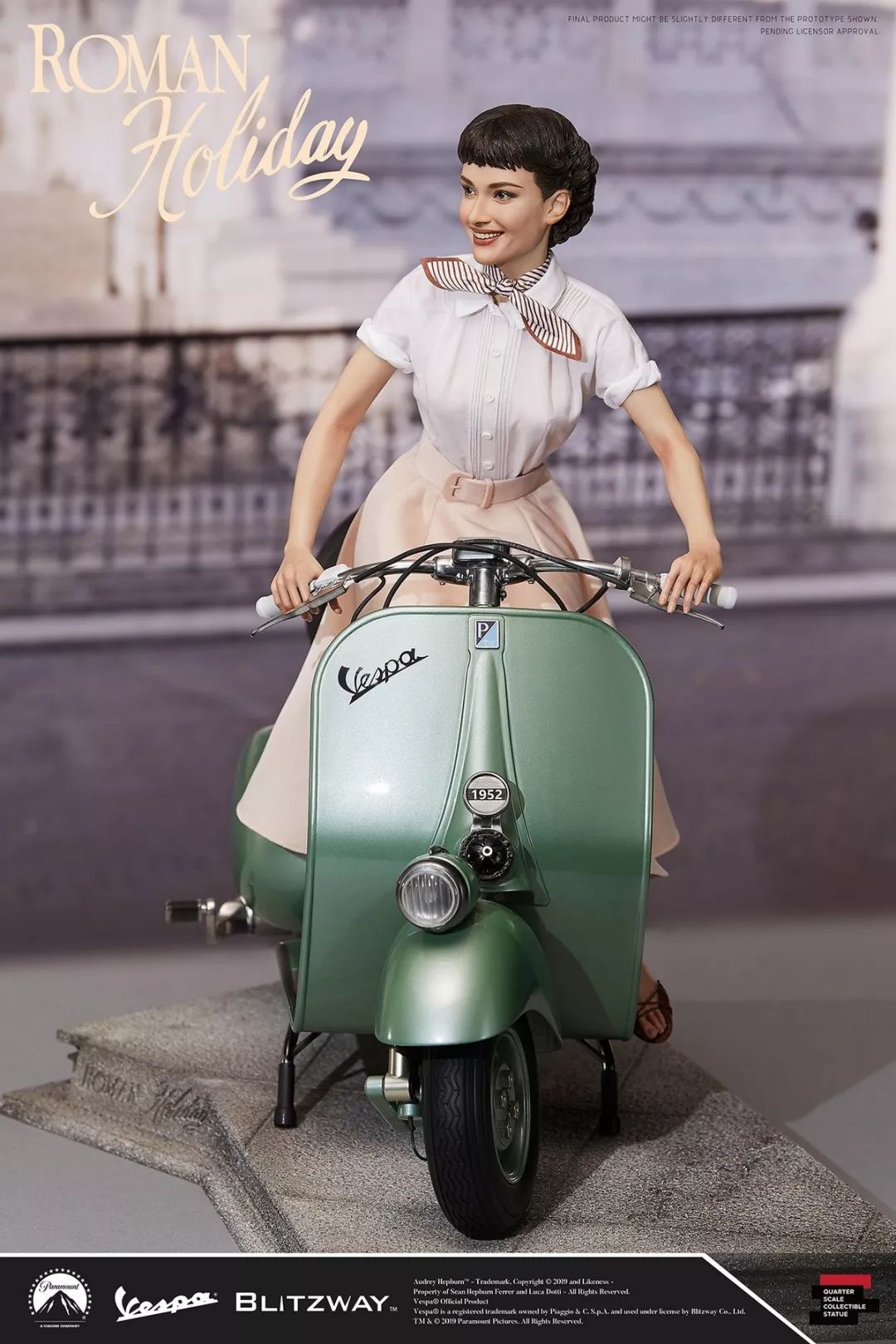 骑上我心爱的小摩托,去接赫本女神喽~_vespa