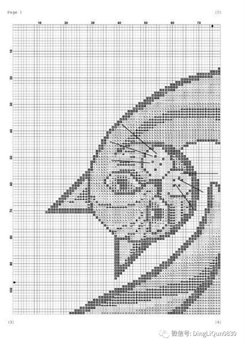 「针织图解」37个提花图案,适用于编织或刺绣