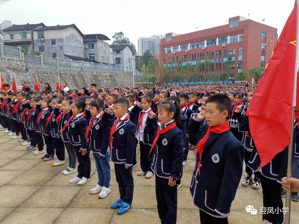 迎凤小学开展中国少年先锋队成立70周年庆祝活动