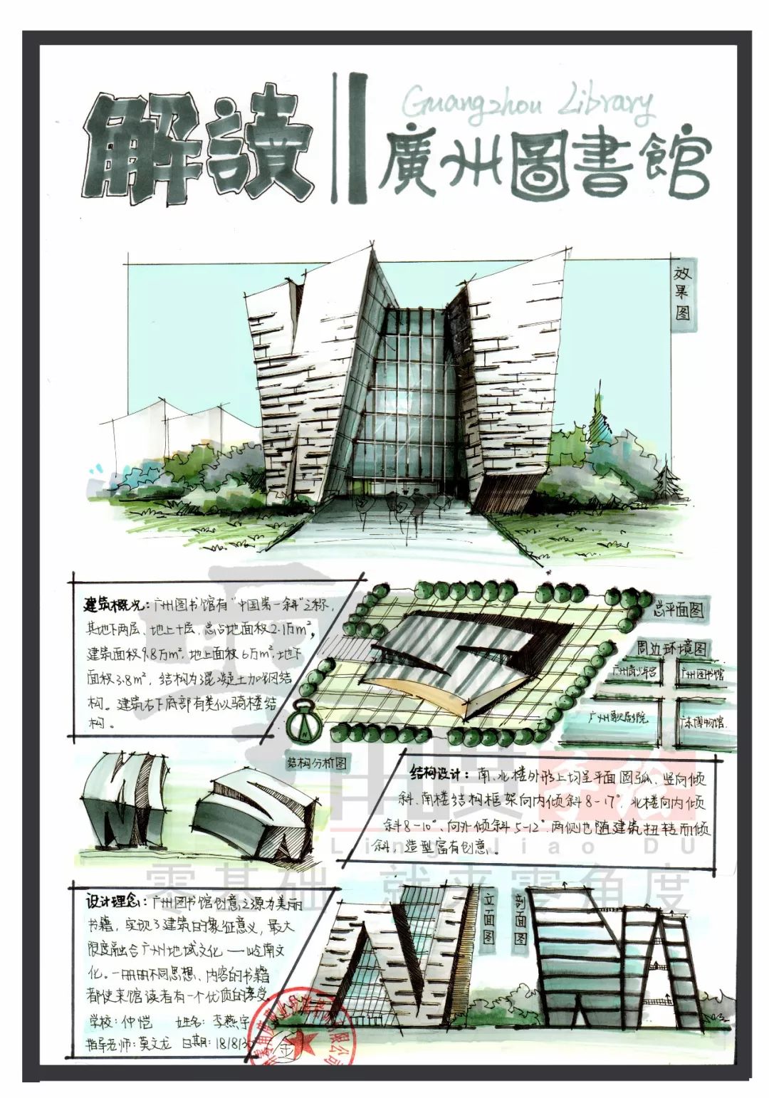 文末,我们邀请你也将你理解中的【广州图书馆】用手绘解读的形式表现