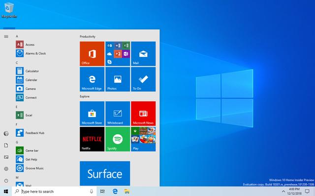 Windows1019H2更新正式定名November2019更新准备正式发布